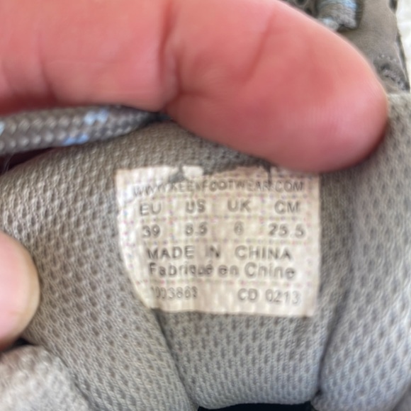 Keen Alamosa Blue and Grey Waterproof Hiking Shoe - Picture 9 of 11